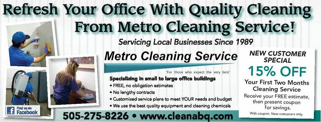 Metro Cleaning Service Valpak coupon by Metro Cleaning Service
